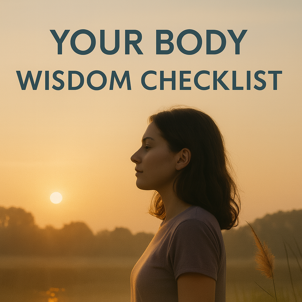 Your Body Wisdom Checklist