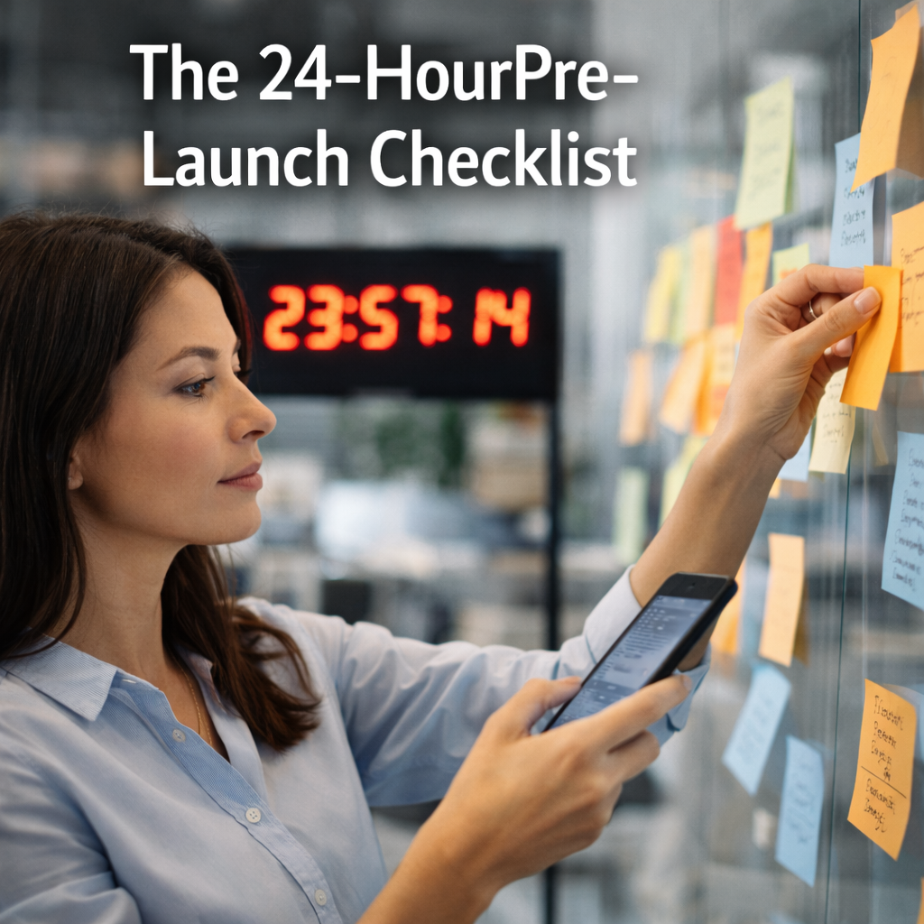 The 24-Hour Pre-Launch Checklist